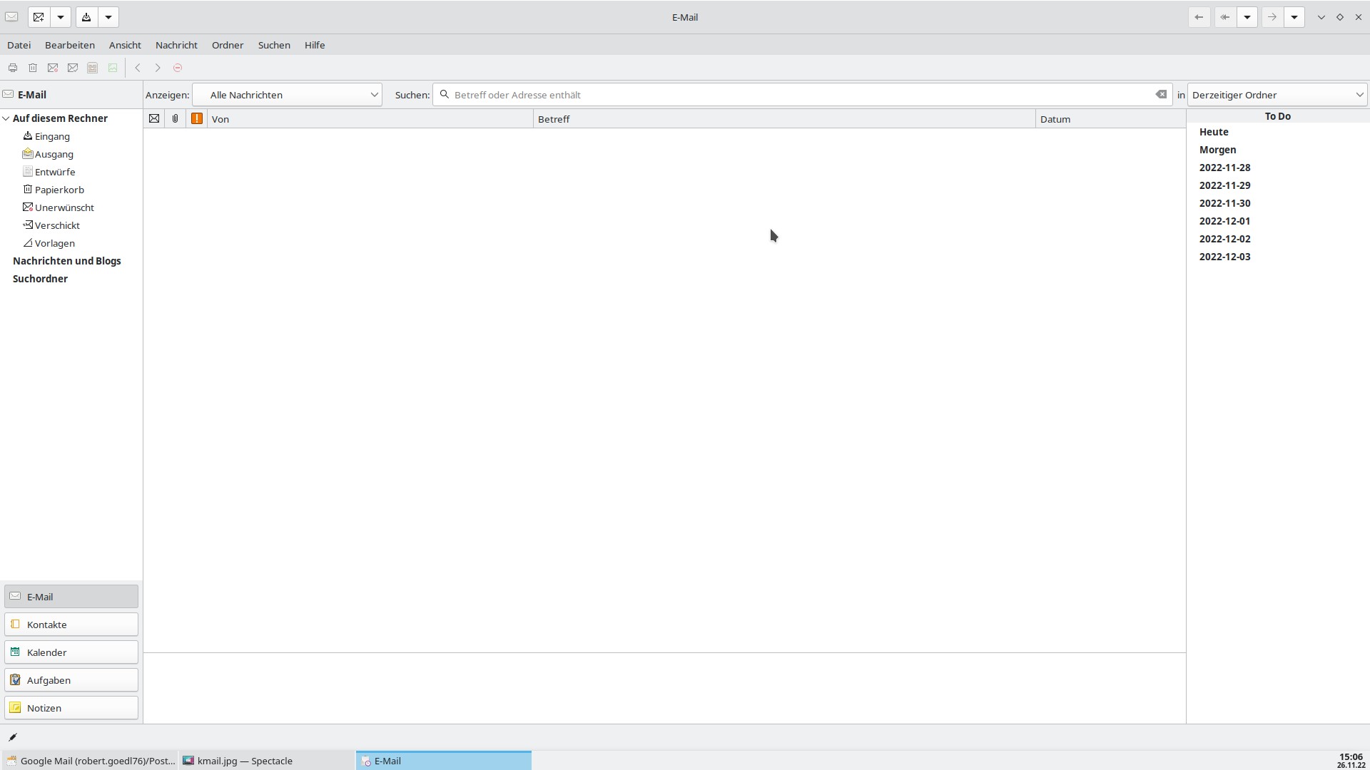 Evolution – Outlook-ähnlicher E-Mail-Client unter Linux – Linux-Bibel