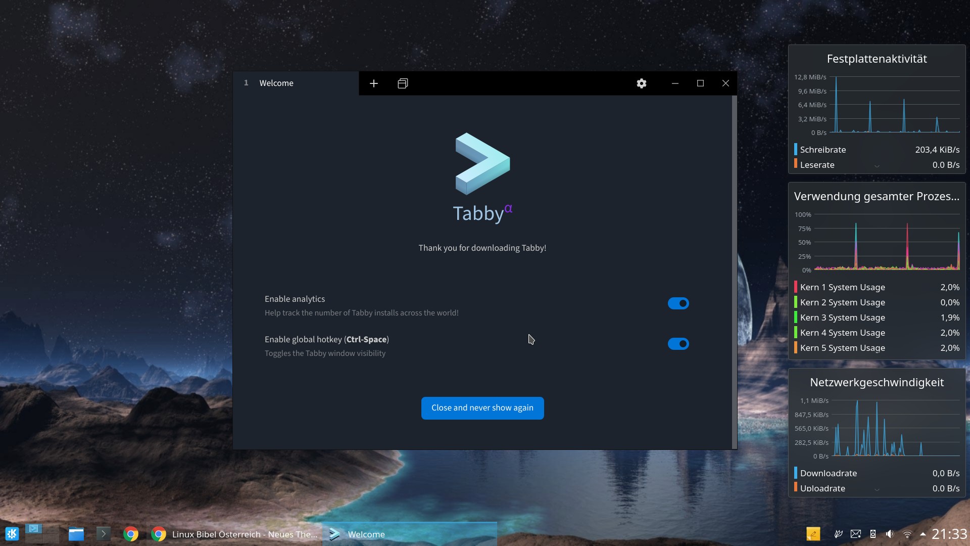 Tabby – Modernes Terminal unter Linux – Linux-Bibel