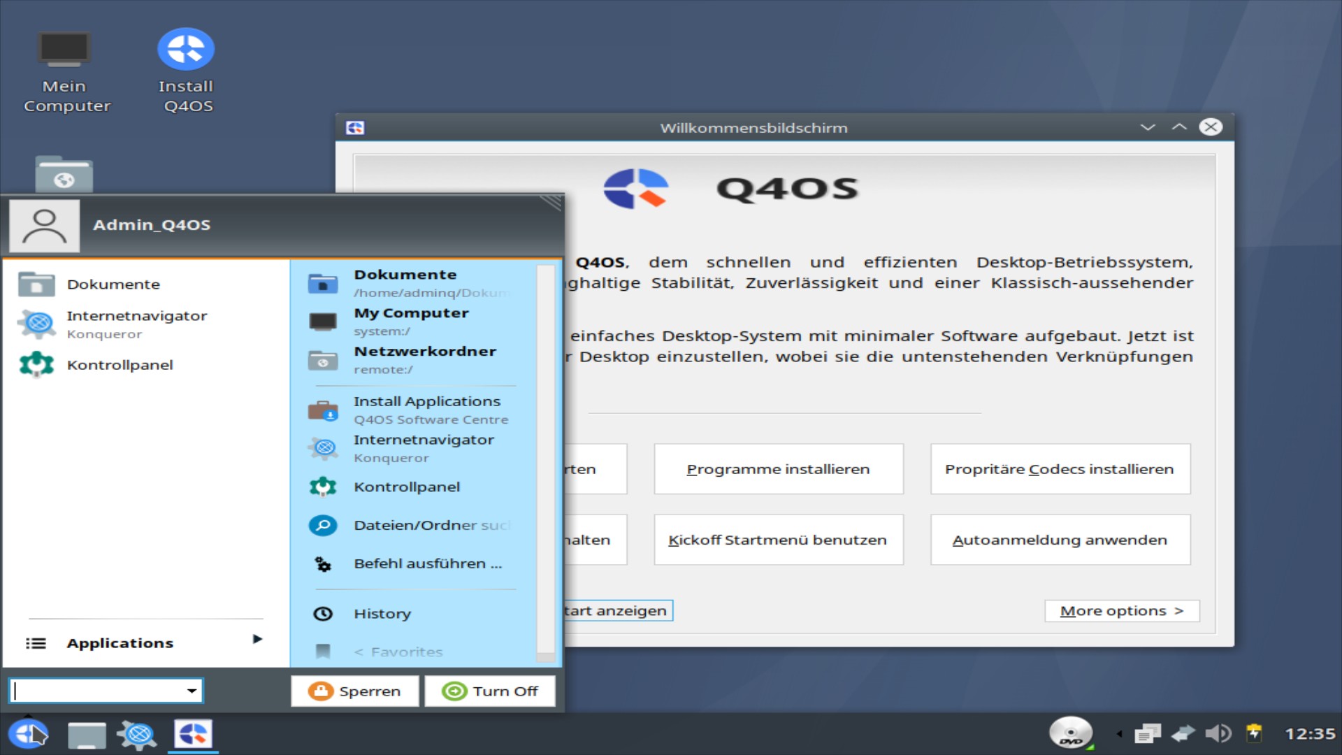 Q4OS Linux für ältere Rechner LinuxBibel