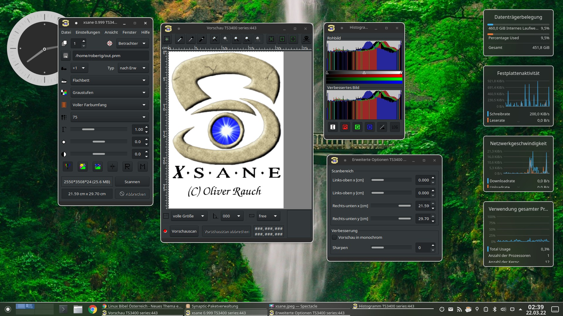 Xsane – Professionell unter Linux scannen – Linux-Bibel