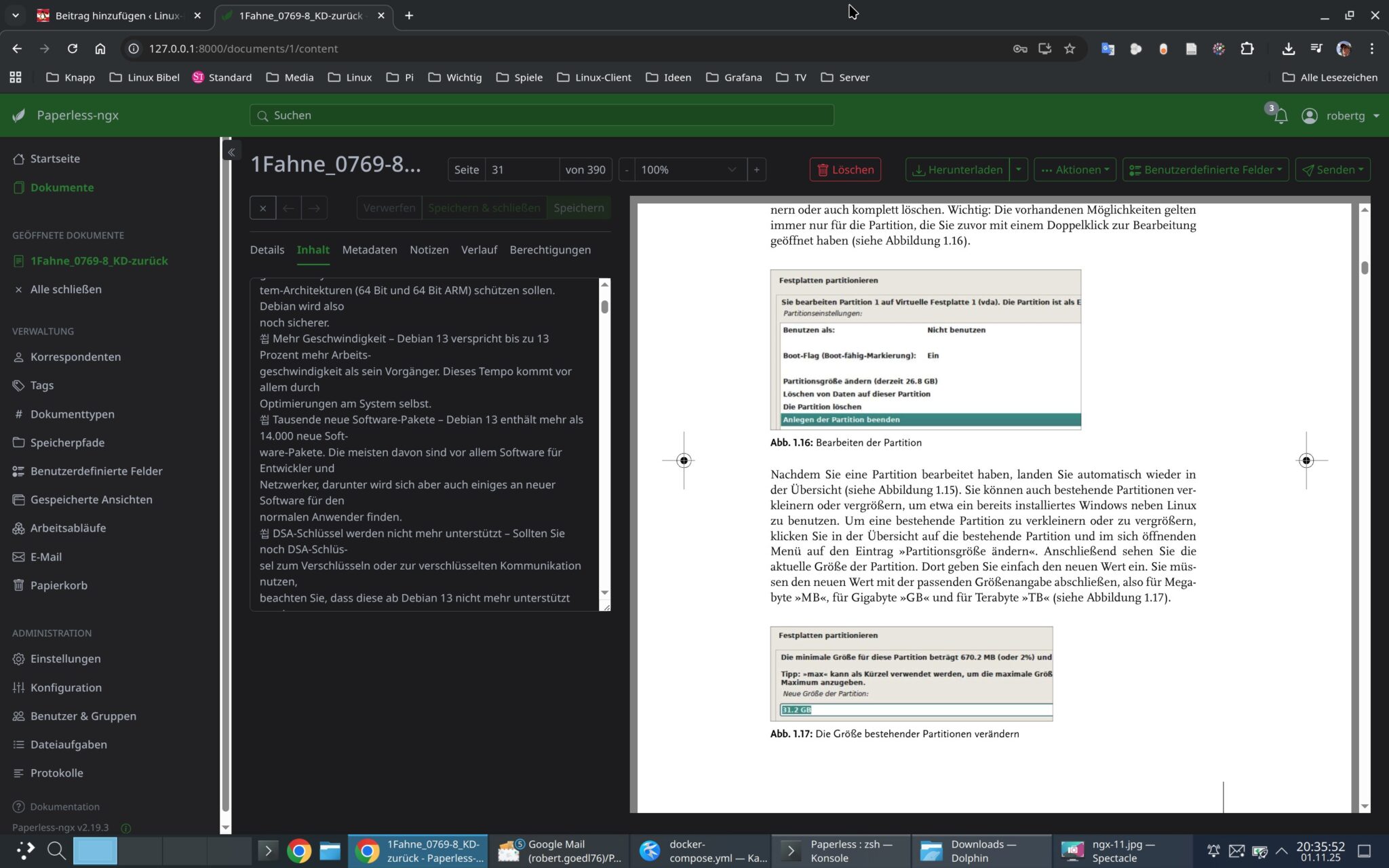Paperless-NGX – das papierlose Büro unter Linux – Linux-Bibel